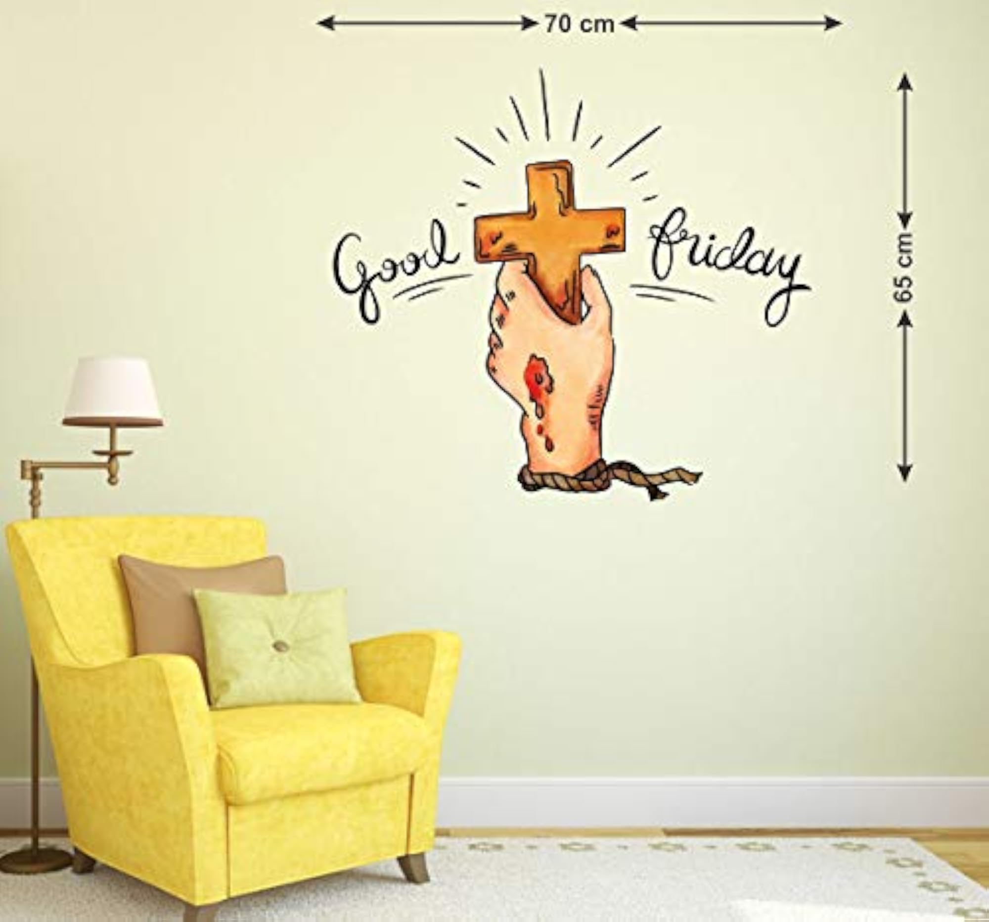 Good Friday Wall Sticker for Decoration